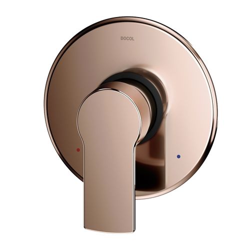 Acabamento monocomando base Deca para chuveiro e ducha higiênica Argon
