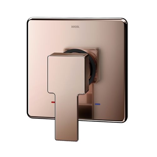 Acabamento monocomando para chuveiro e ducha higiênica base DE Edge
