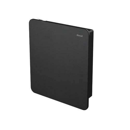 Acabamento válvula de descarga de parede para lavatório DocolFlat Ônix