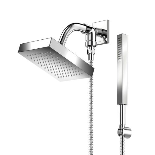 Chuveiro Q150 de parede com desviador DocolHeaven cromado