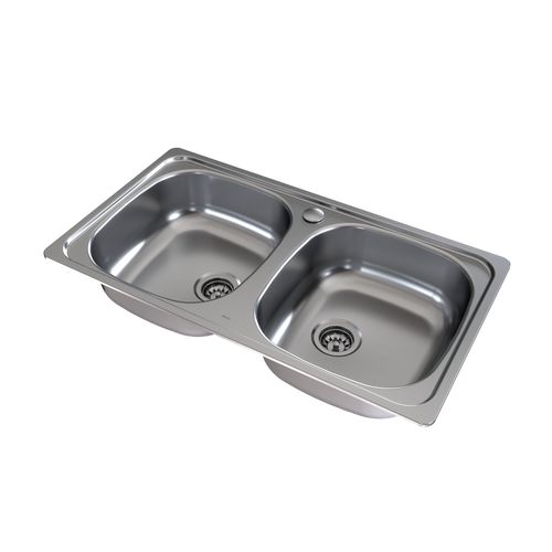 Cuba Evoluto 79x43,5x15 polido com furo para torneira c/ vsa 3,5"