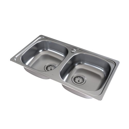 Cuba Evoluto 79x43,5x15 polido com furo para torneira c/ vsa 4,5"
