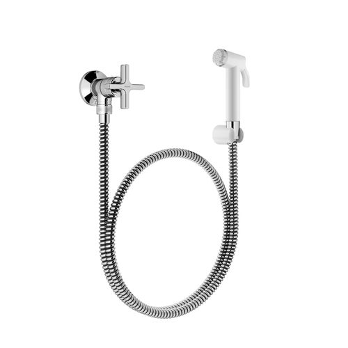 Ducha higiênica com registro de parede para lavatório Nova Invicta cromado
