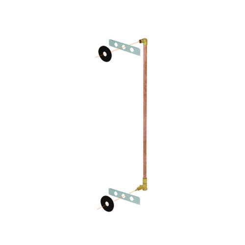 Kit registro pressão 3/4" com joelho 1/2" / tubo diâmetro 22 com Travessa de 60 cm