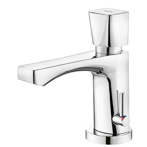 Misturador bica baixa de mesa para lavatório Genius Flex cromado