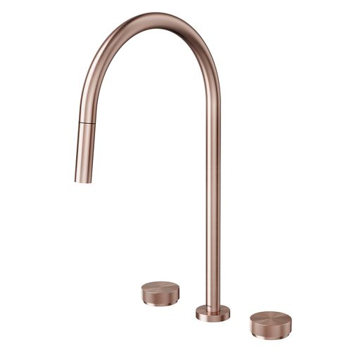 Misturador de cozinha para mesa com ducha retrátil Mix&Match