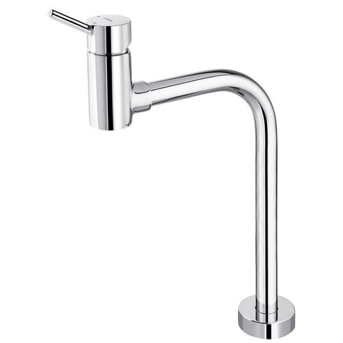 Monocomando bica alta 90° de mesa para lavatório ColdStart Lóggica cromado