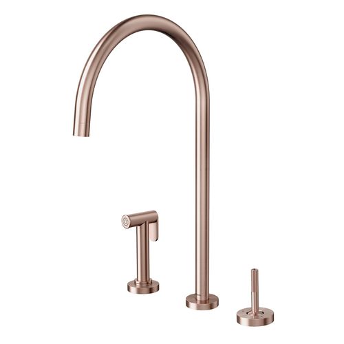 Monocomando Joystick com ducha lateral de mesa para cozinha Mix&Match