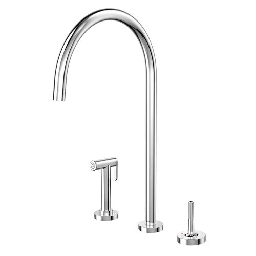 Monocomando Joystick com ducha lateral de mesa para cozinha Mix&Match