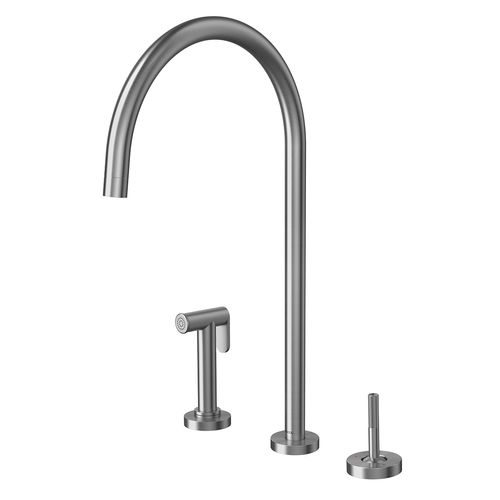 Monocomando Joystick com ducha lateral de mesa para cozinha Mix&Match