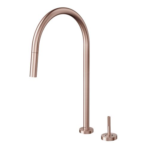 Monocomando Joy Stick com ducha retrátil de mesa para cozinha Mix&Match Cromado