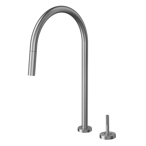 Monocomando Joy Stick com ducha retrátil de mesa para cozinha Mix&Match Cromado