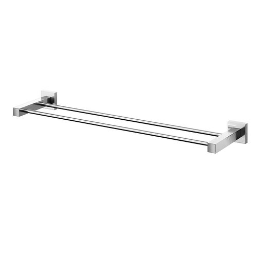 Porta-toalhas bastão duplo 653 mm Square