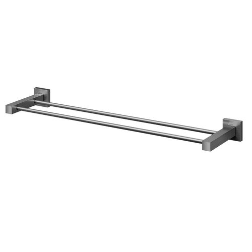 Porta-toalhas bastão duplo 653 mm Square