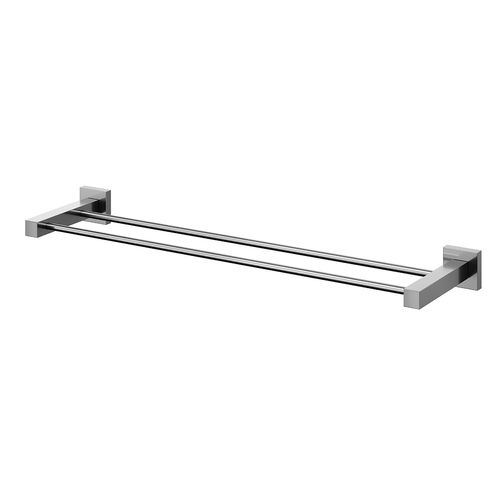 Porta-toalhas bastão duplo 653 mm Square
