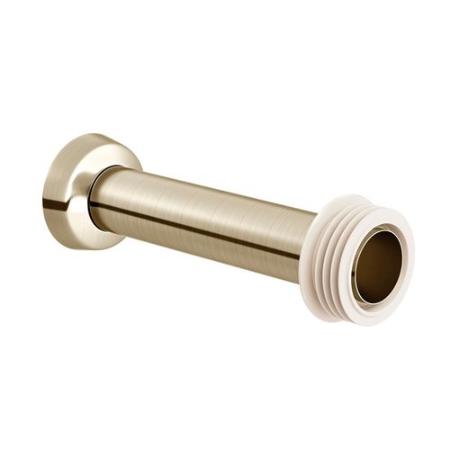 Tubo de ligação para bacia 25 cm níquel