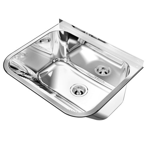 Tanque monobloco 55x45x23 alto brilho 32 l  parede