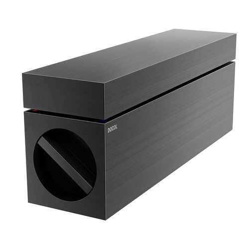Monocomando de mesa para lavatório DocolGiro grafite escovado
