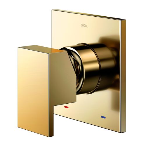 Acabamento monocomando para chuveiro 3/4" alta vazão New Edge/Minima grafite escovado