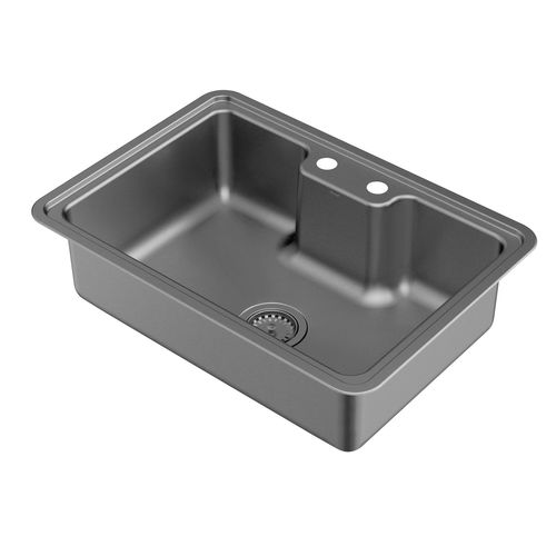 64x44 overlay/built-in tub for DocolMassima Brushed Graphite kitchen